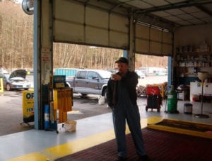 Oil change shop